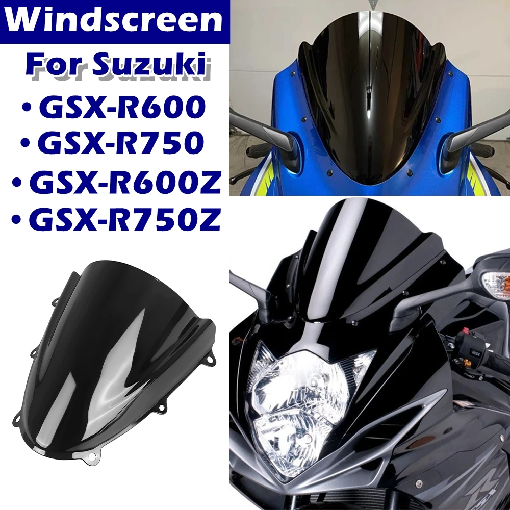 

Motorcycle Windshield Windscreen For Suzuki GSX-R600 GSX-R750 GSXR600 GSXR750 Wind Screen Shield GSX R600 R750 GSXR 600 750 Z