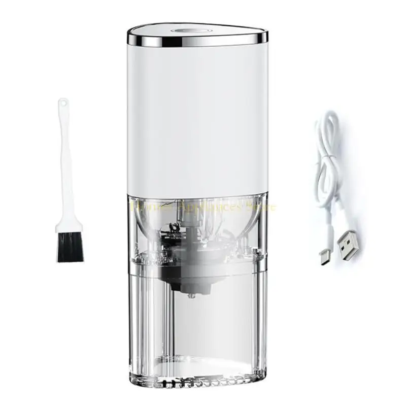 D0AB電気コーヒーグラインダー電気グラインダービーンミル調整可能なグラインド設定