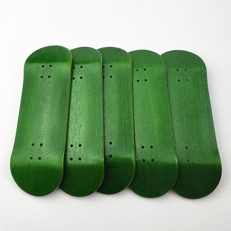 5pcs Fingerboard Deck 100*32mmProfessional Handmade Canadian Maple Board for Finger Skateboard