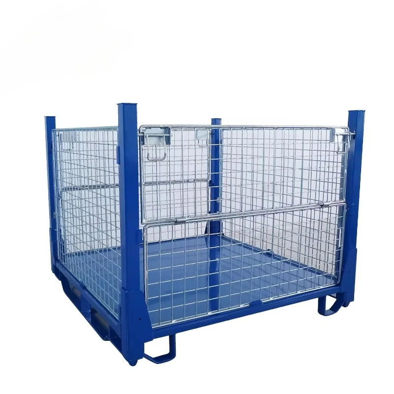 Stillages Collapsible Pallet Storage Cage Stillage Factory Outlet Heavy Duty Warehouse Storage