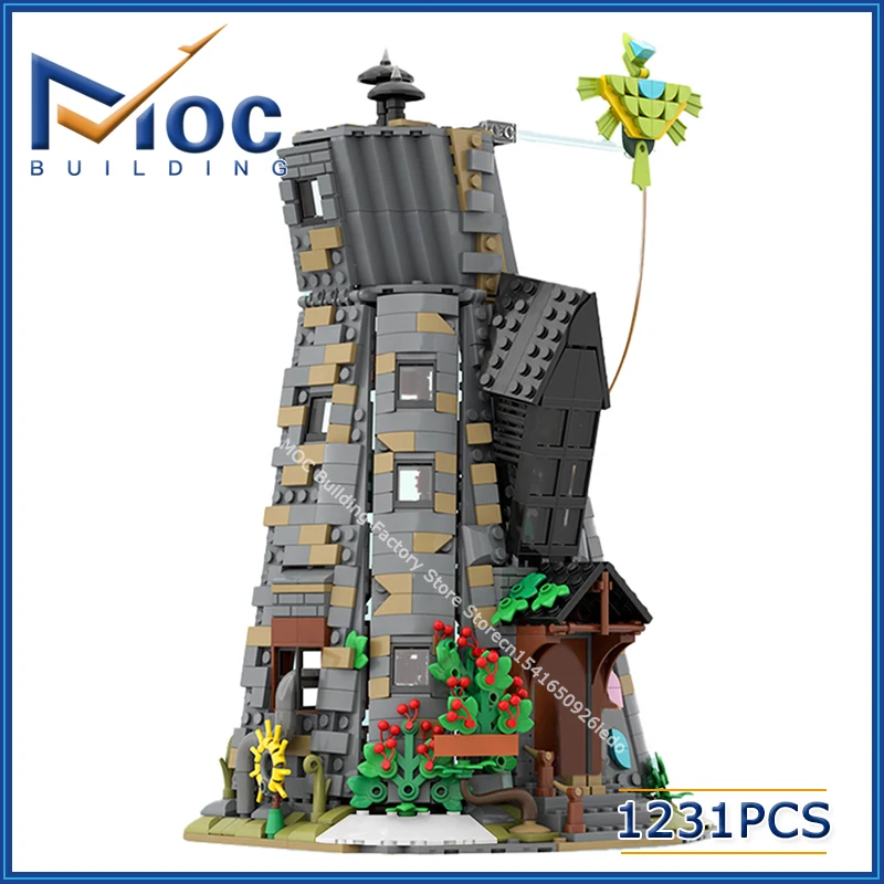 

MOC Classic Movie Series Medieval Magic Castle Tower Villa Model Building Blocks Creative Toys DIY Assemble Bricks Xmas Gifts
