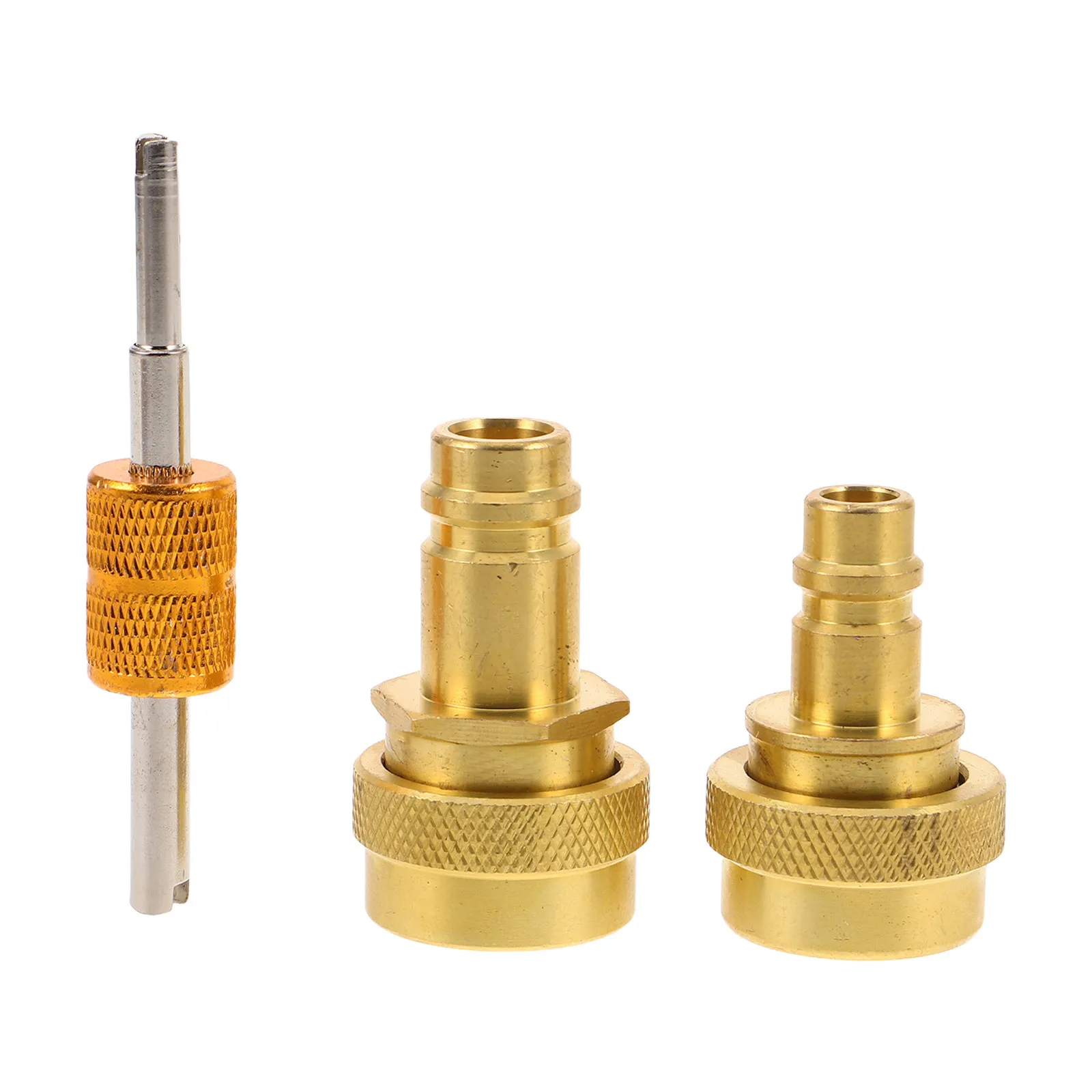 

1set 1Set Air Conditioner Refill Tool R134A To R1234Yf Adapter Kit High Low Side Quick Coupler For Ac Charging Hose Refrigerant