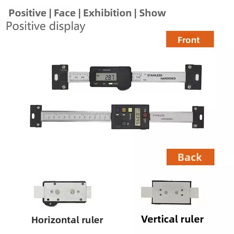 

Horizontal type digital scale caliper Accurate displacement Vertical Drilling machine up down machine table adjust distance