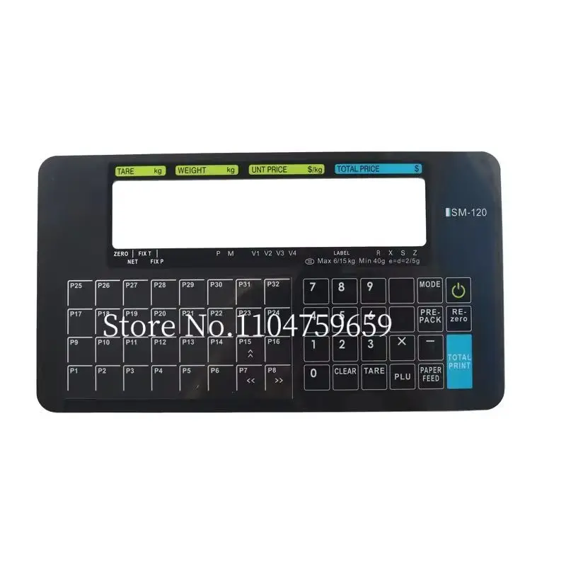 10sets/lot Brand New SM120B SM120LLB Keyboard Internal Circuitry with Overlay for DIGI SM120 Bench Scale Parts Mechanism keypad