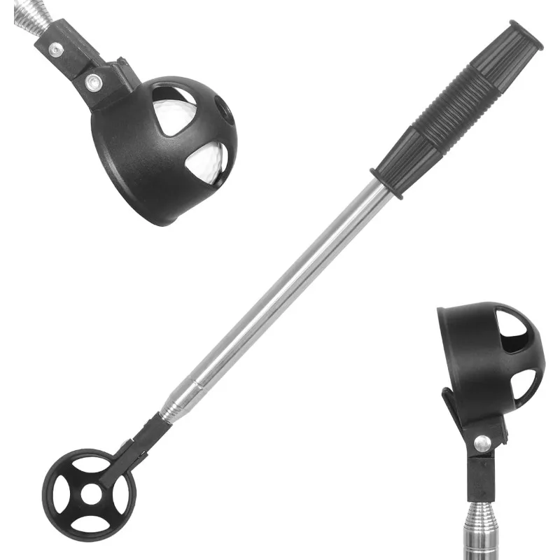 recuperador-de-bolas-de-golfe-telescopico-premium-com-design-de-bloqueio-automatico-haste-de-aco-inoxidavel-e-punho-antiderrapante-para-recolher-bolas-em-Agua-ou-lagoas