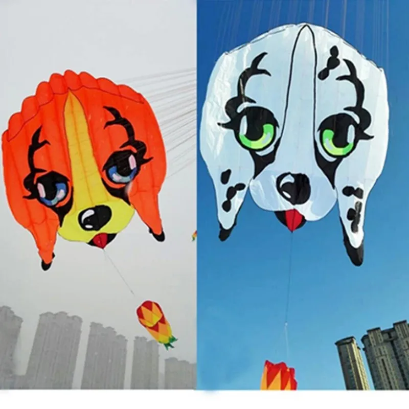 

free shipping large dog kite flying professional kite animal kite outdoor toys giant kite for adults spinning tops with rope koi