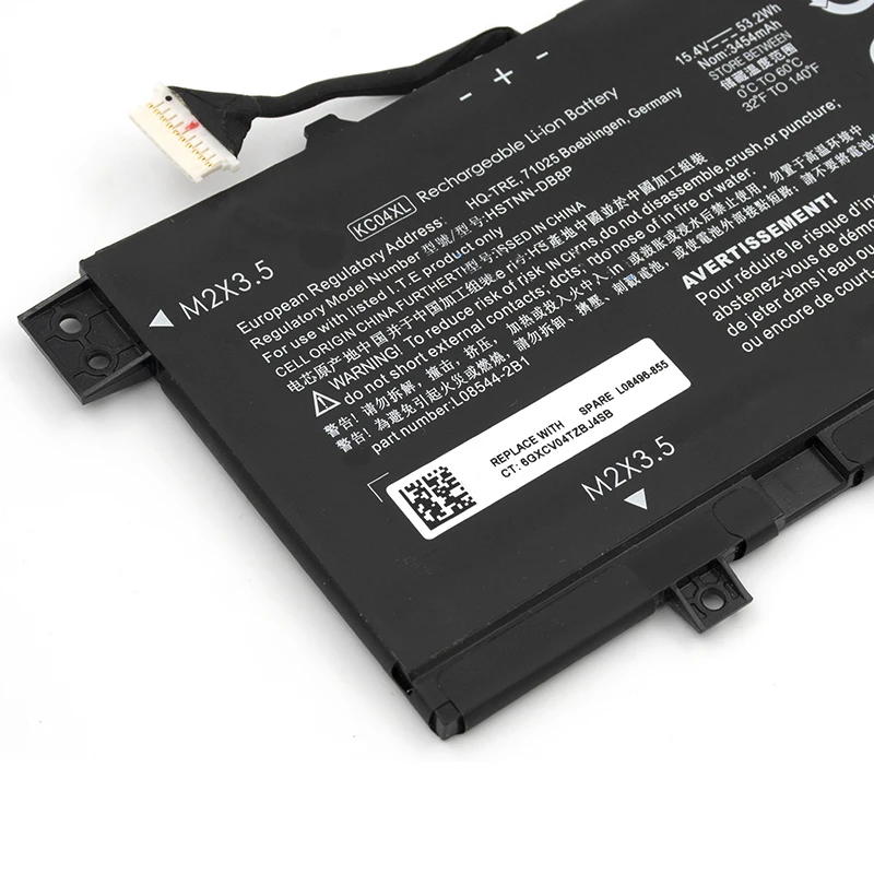 Laptop Battery HSTNN-IB8K L08544-1C1 TPN-W133 KC04XL For Envy X360 13-AR 13-AG 13-AQ000 13 AH Envy 13 AH 13-AQ000 15.4V/53.2Wh