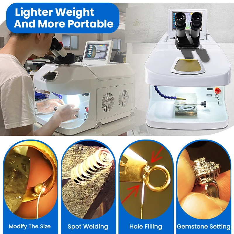 Jewelry Laser Welding Machine Mini Desktop 60W 100w Laser Welder for Jewelry Repair China Manufacturer