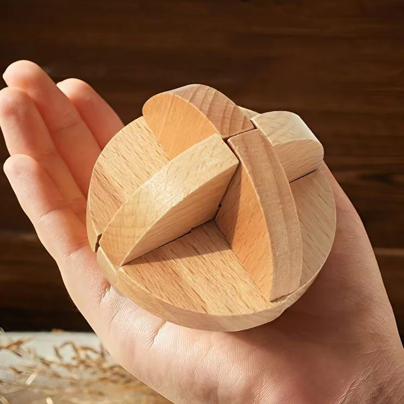 ألغاز دعابة الدماغ الخشبية الكلاسيكية من لو بان للبالغين والأطفال، ألعاب سهلة اختبار الذكاء، أفكار هدايا تعليمية وممتعة