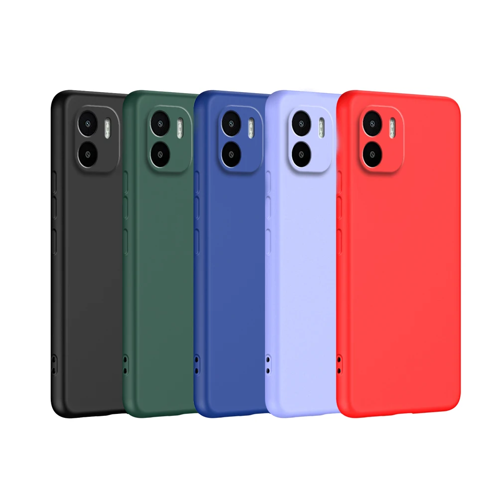 Candy Silicone Matte Case For Xiaomi Redmi A1 A2 Plus Case Funda Xiaomi Redmi A2 + Cover Shockproof Cases Redmi A1+ A2 Plus