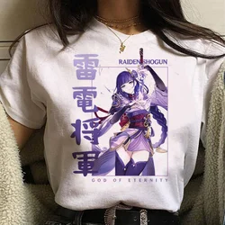 Genshin Impact top women streetwear designer graphic t shirt girl anime clothing