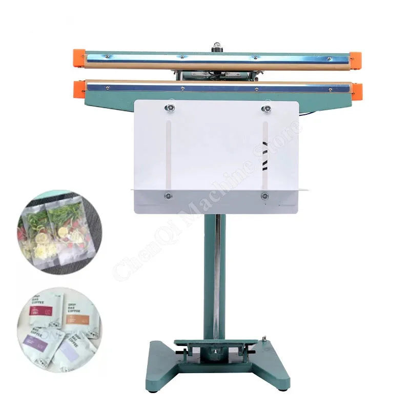 

Commercial Foil Film Plastic Bag Rice Tea Packaging Aluminum Frame Foot Operated Sealing Machine