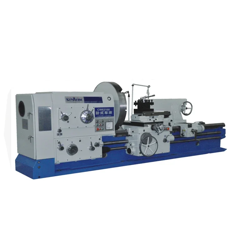 #   Máquina quente manual horizontal torno metal giratorio torno cama da lacuna pais petroleo com furo eje 520mm