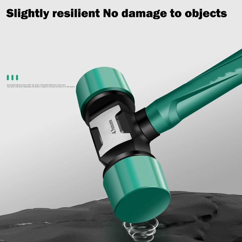 Used for installing floor tiles, automotive sheet metal vibration isolation knock out tool, 24-43mm rubber installation hammer