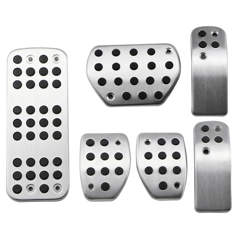 Alumínio Gás Pedal de Freio Clucth Pedal Apoio Para Os Pés de Cobertura para Peugeot 207 301 307 208 2008 308 408 CITROEN C3 C4/DS 3 4 6 DS3 DS4 DS6