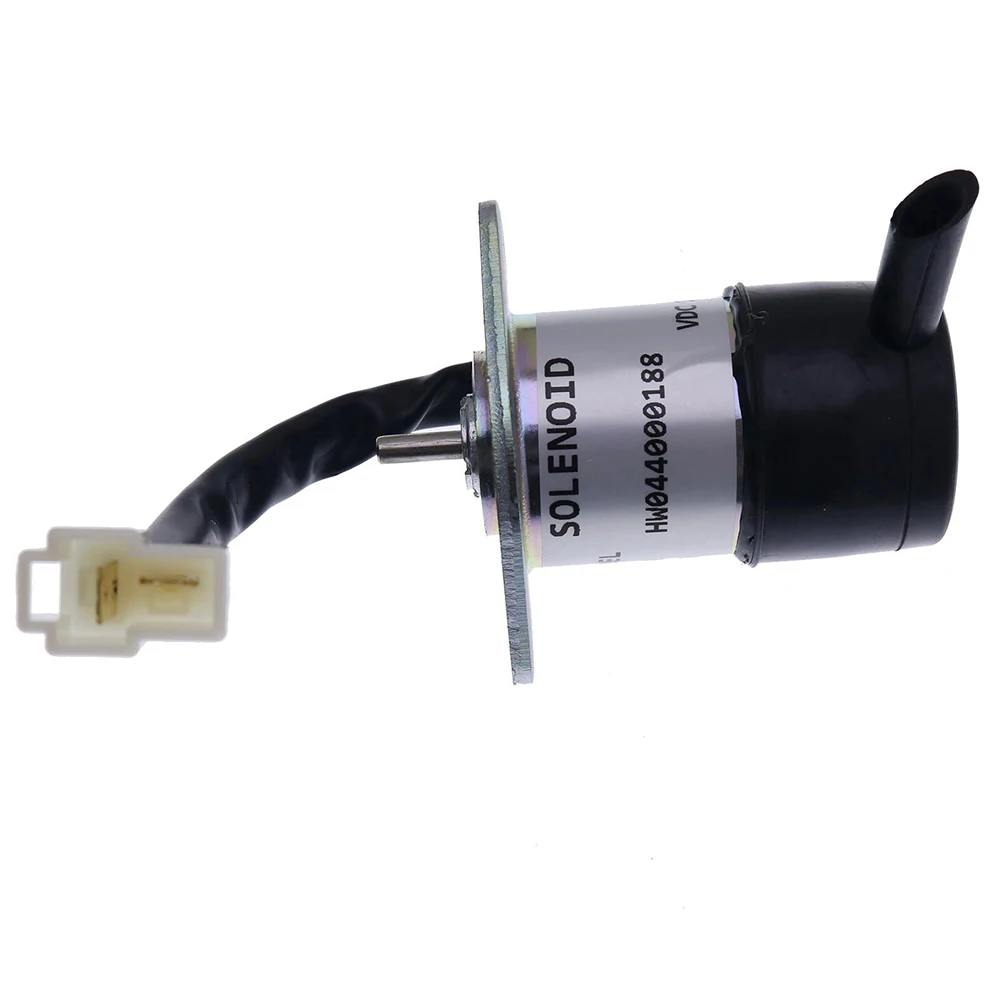 12V Replacement Fuel Shutoff Solenoid Valve Part 1627160012 for Kubota BX2200D BX2660D BX2670 BX2680 Agricultural Machines