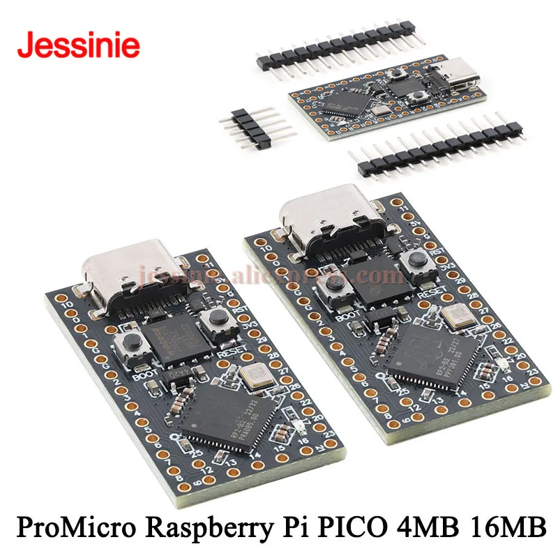 5pcs/1pc ProMicro Raspberry Pi PICO 4MB 16MB Mini Development Board MicroPython Microcontroller Core Board Module