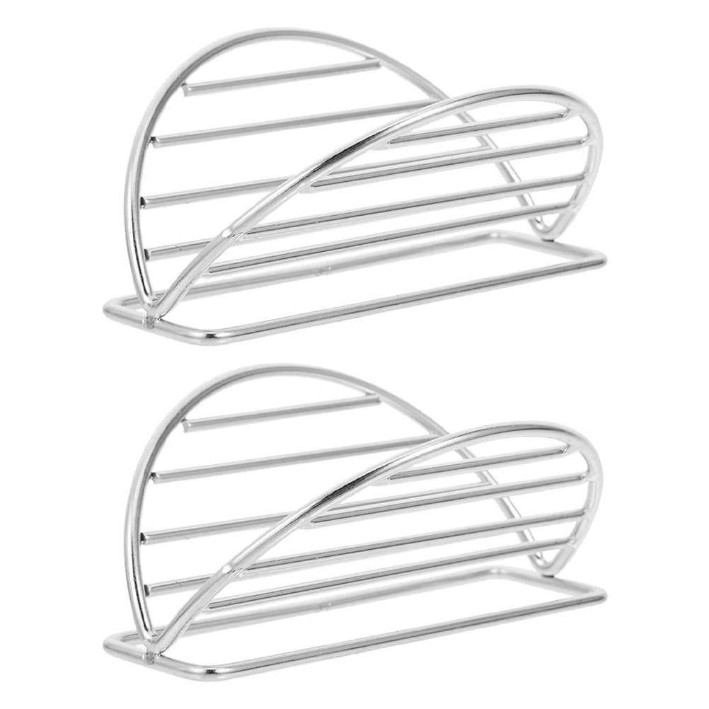 Soporte para bandeja de tacos de acero inoxidable, estante multifuncional para tacos para hornear, servir tacos, postres de Sushi, soporte para tacos, 2 uds.