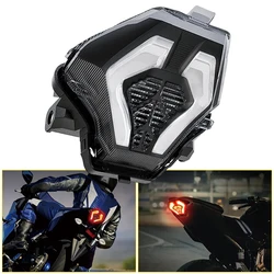 E24 Motorcycle LED Tail Lights with Turn Signal for Yamaha MT-03 MT-07 MT-25 FZ-07 YZF-R3 YZF-R25 LED Taillight Brake Stop Light