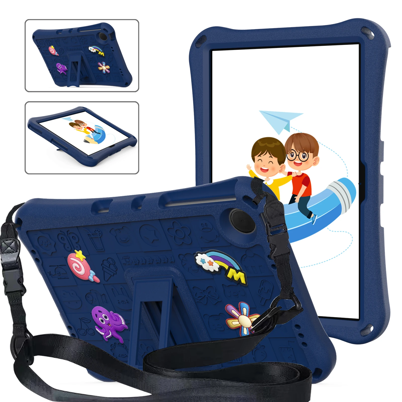 Kids EVA Case For Samsung Galaxy Tab A9 Plus 11 inch SM-X210 SM-X216B SM-X218U A7 Lite 8.7 A9 8.7 Tablet Cover Durable Shell #R