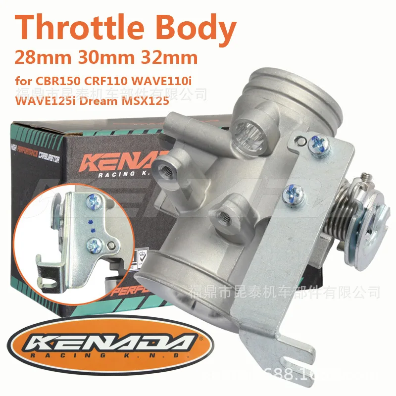 

Fit for：throttle Body 28mm 30mm 32mm for CBR150 CRF110 WAVE110I WAVE125I Dream MSX125 Motorcycle