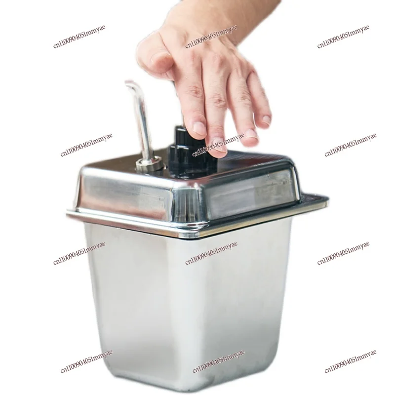 Special sauce press pot Mocha jam pump Hand-pressed quantitative press bottle