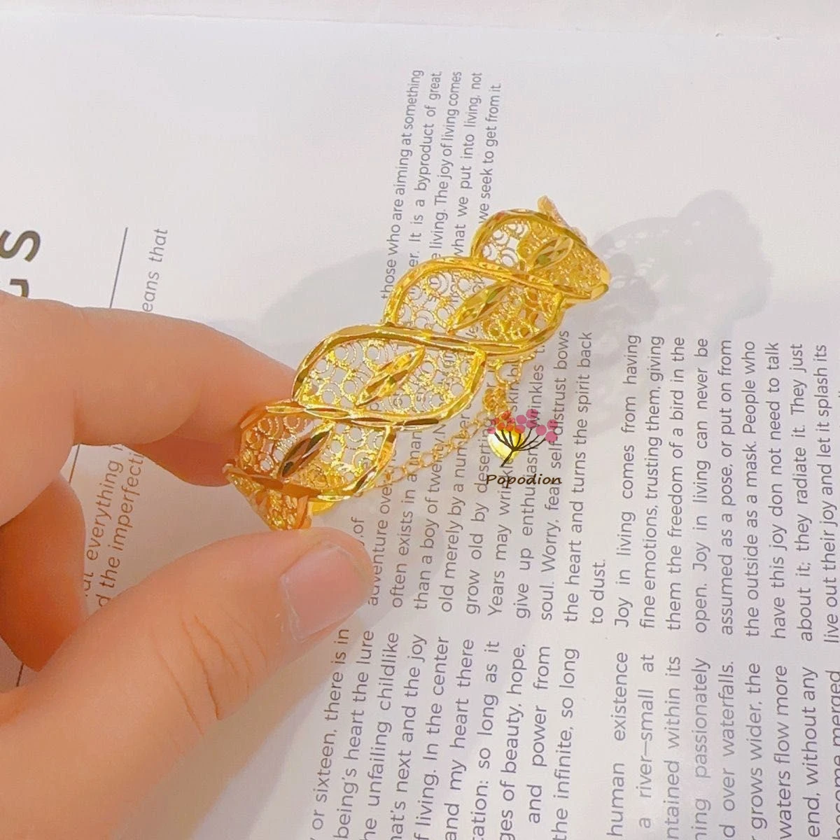 Dubai New Gold Plated Bracelet for Women's Party Jewelry DD10416