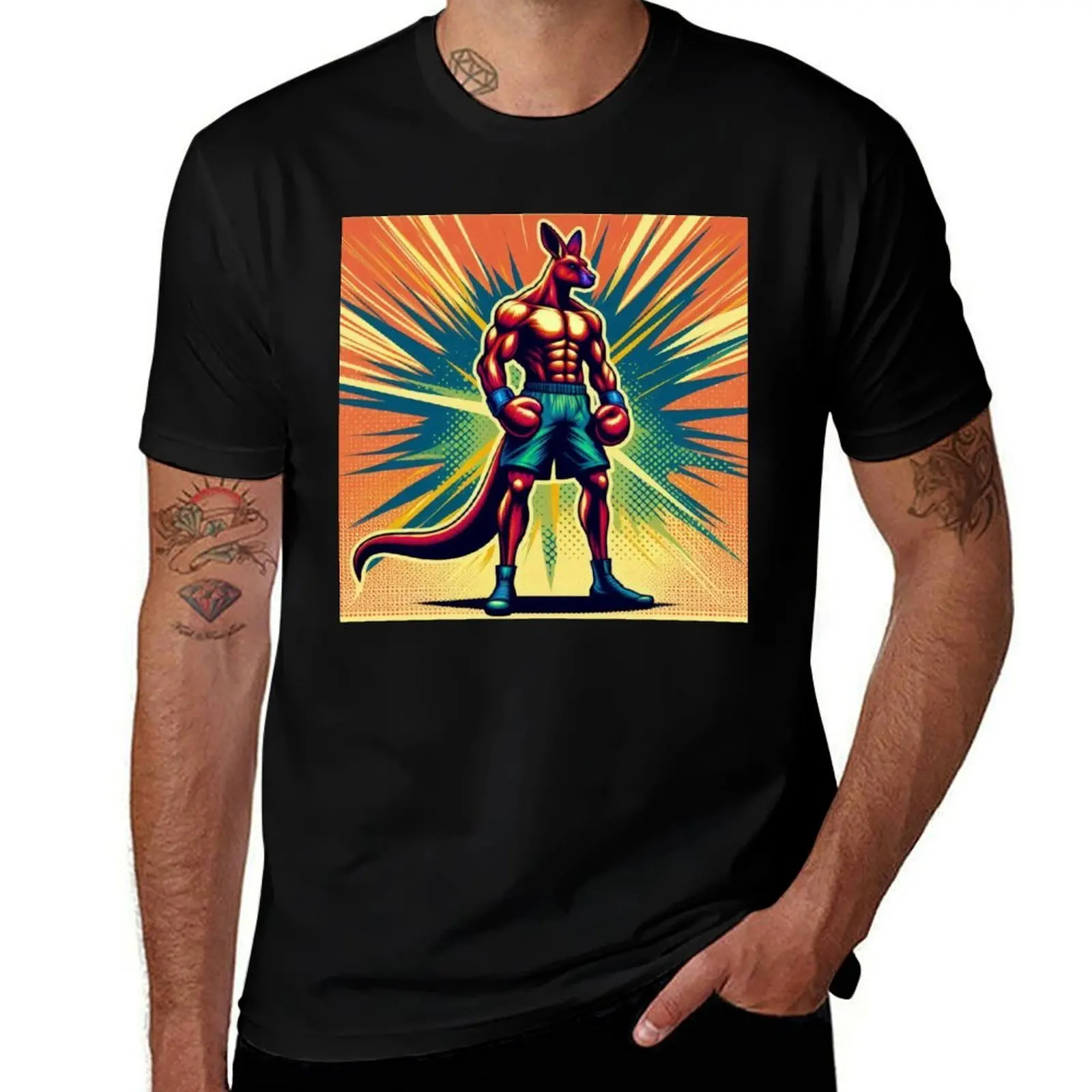 Sports kangaroo boxing athlete,boxing winning,Sports,funny sports ,karate sport,combat sport T-Shirt