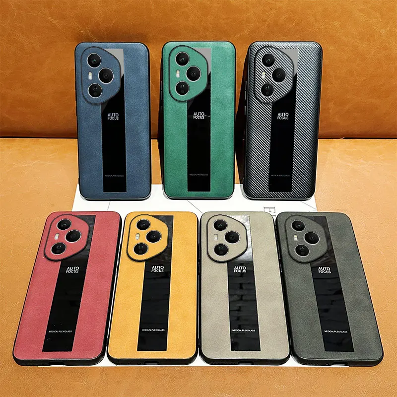 حافظة لهاتف Honor 400 Pro 400Lite حافظة عصرية من جلد الغنم بوفورشه العادي صديقة للبشرة ومضادة للسقوط لهاتف Honor400 Pro Funda