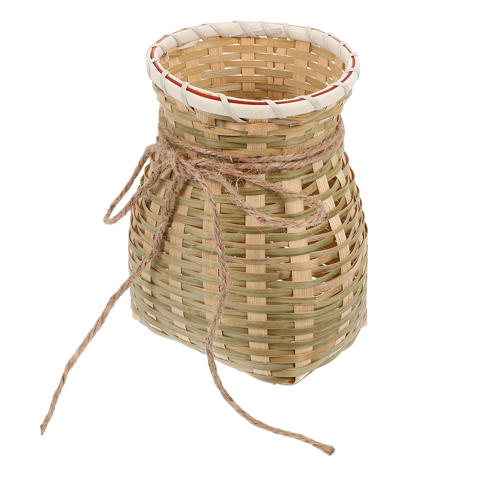 

Bamboo Flower Basket Cute Storage Small Wicker Baskets Weave Plant Outdoor Woven
