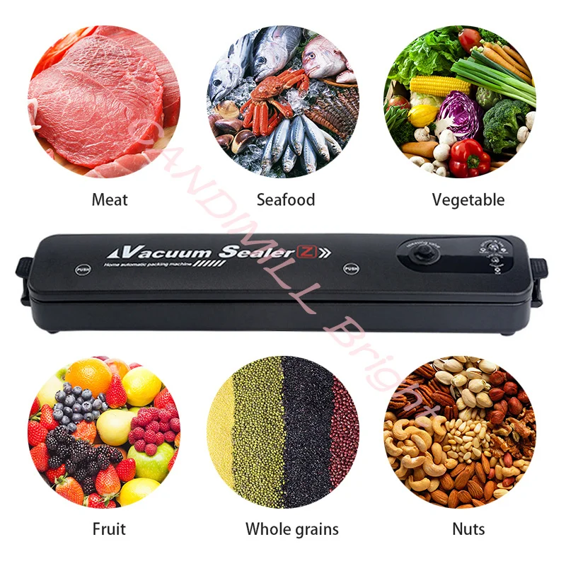 Kitchen Food Vacuum Sealer Automatic Commercial Household Vegetables Meat Fruits Packaging Machine kitchen Tool