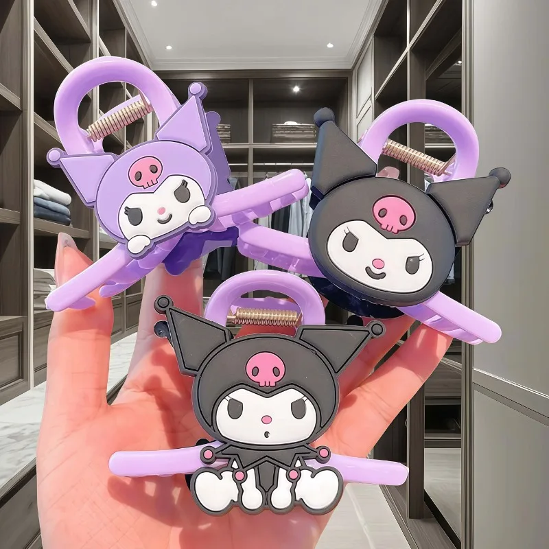 Sanrio New Kulomie Hairpin Girls Hairpin Shark Clip Cartoon Exquisite Children's Head Back Hair No Hair Ponytail Clip Wholesale