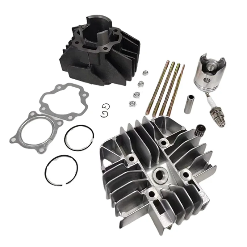 Cilindro de motor para motocicleta, dirt bike, 80cc, 47mm, kit de cilindro de furo grande, conjunto de pistão adequado para yamaha pw 80 pw80 y-zinger 1983-2006