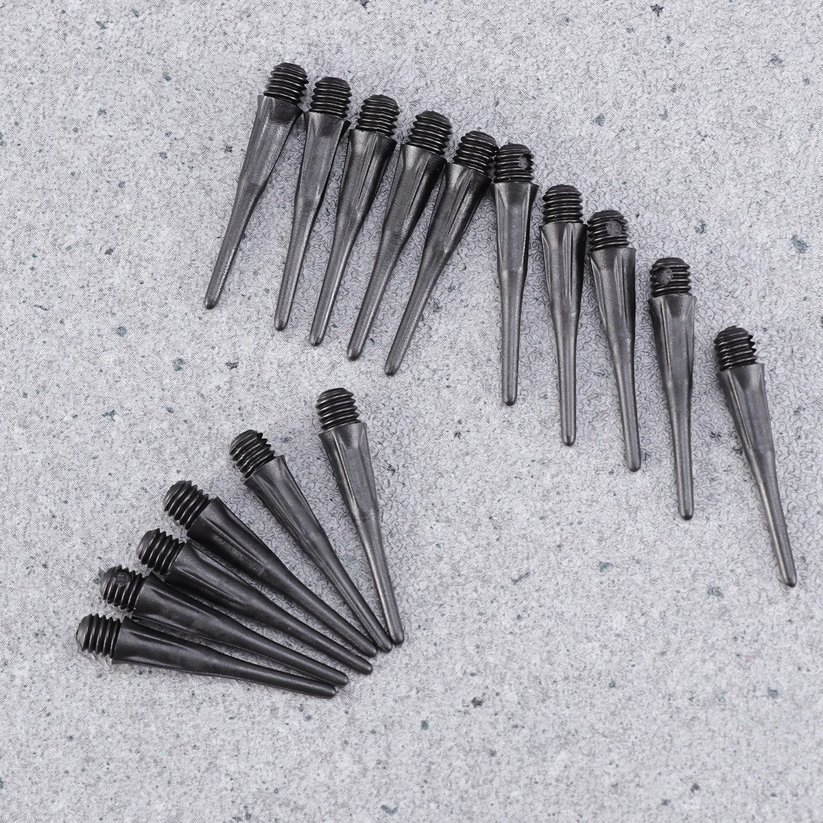 50Pcs Heavy-Duty PVC Dart Points for Electronic Reinforced Cone Locking Hole Design Secure Fit Quick Swap Dart Tip
