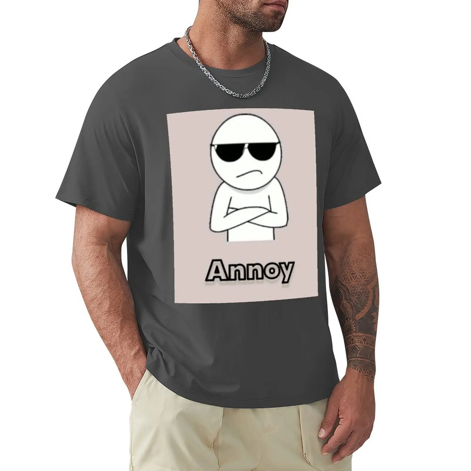 Annoy T-Shirt shirts graphic tees for a boy summer tops Aesthetic clothing designer t shirt men