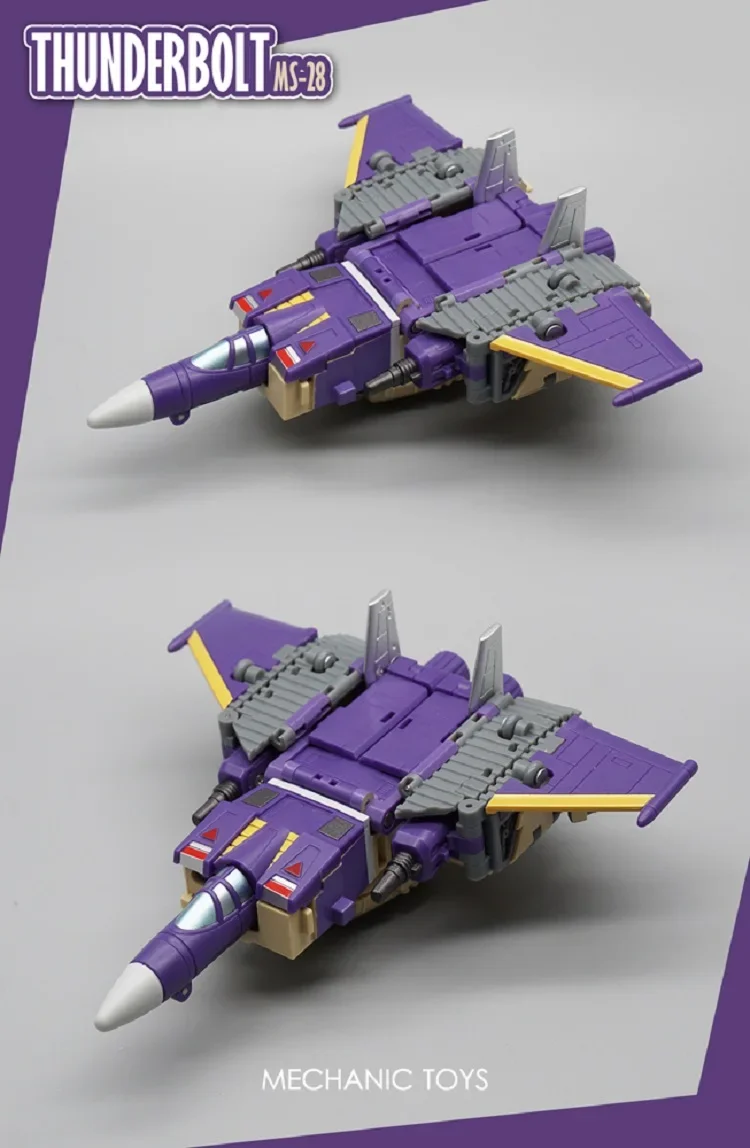 MFT Blitzwing Thunderbolt MS28 MS-28 포켓 액션 로봇 모델 컬렉션 변형 장난감 선물의 미니 변환 피규어