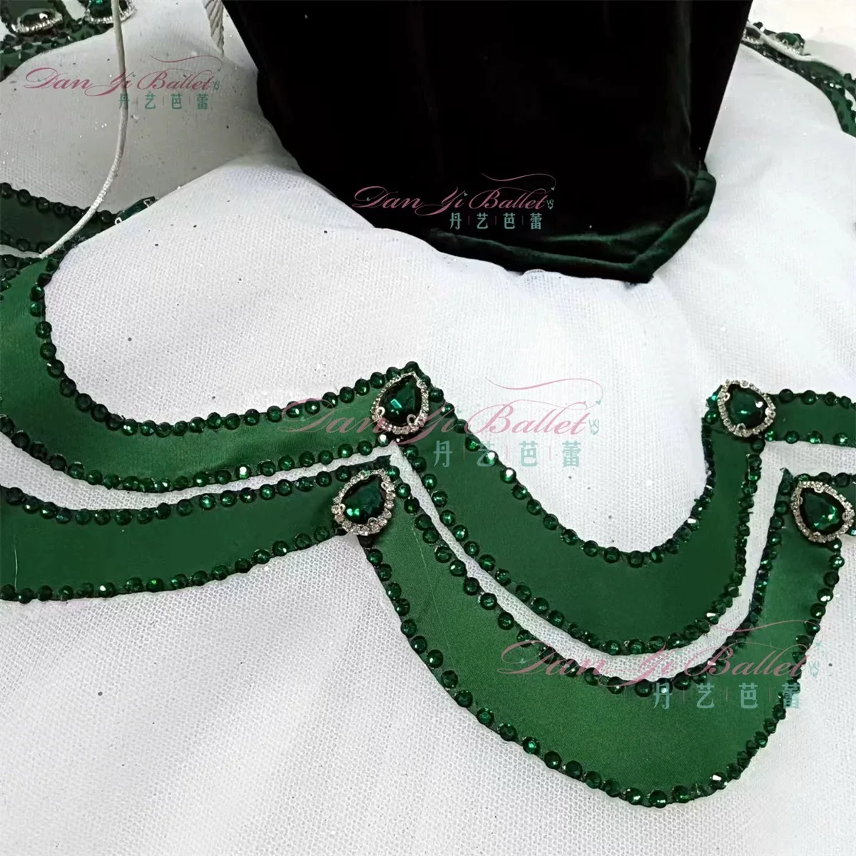 Danyi adult children's ballet costume green competition dress performance skirt professional customization