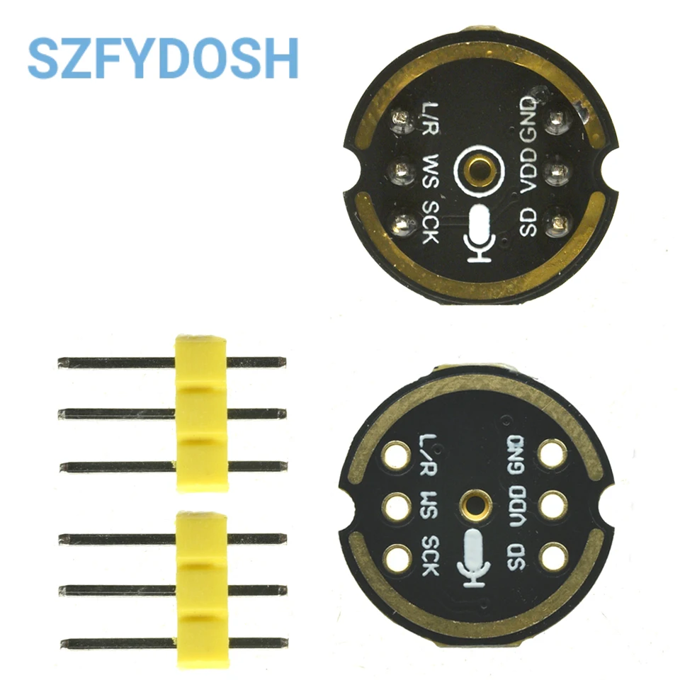 Moduł mikrofonu dookólnego INMP441 MEMS, wysoka precyzja, niski pobór mocy, interfejs I2S, obsługa ESP32
