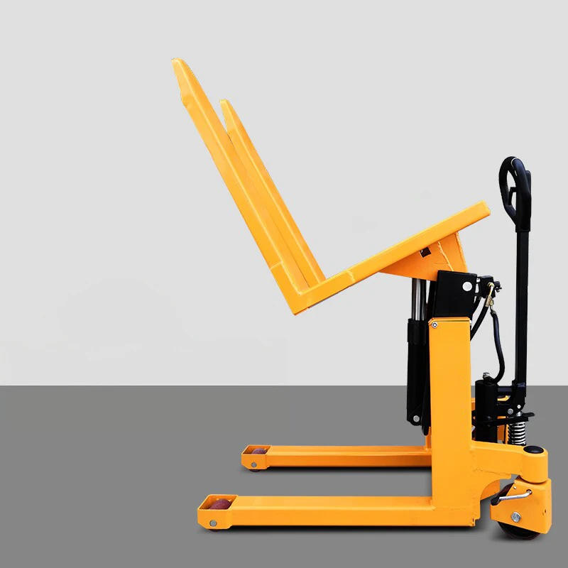 Manual 90 Degree Tilt Truck High-Lift 1-Ton Electric Workstation Truck Automatic Pallet Truck Hydraulic For