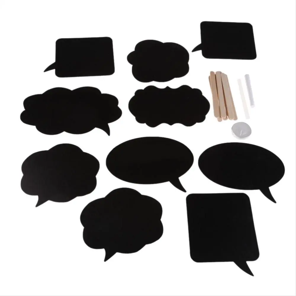 Black Cards Sticks for Photography, Geometry Shape, Small Blackboard, Photo Holding Props, Wedding Props, Photo Booth Props image 4