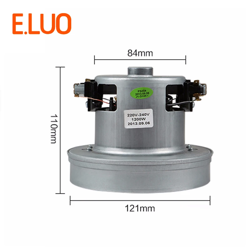 

220V 1200W low noise copper motor 121mm diameter vacuum Cleaner motor for FC8256 FC8258 SC-Y108 SC-Y109 VCM-K50FT Accessories