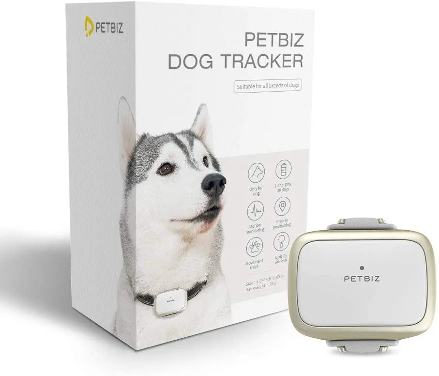 GPS Pet Tracker, Real-Time Dog Locater Activity  30 Days Ultra Long-Lasting Battery Lightweight Waterproof Dog  Finder