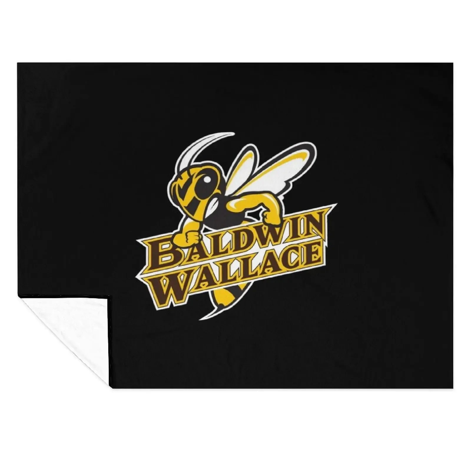 

Baldwin Wallace Yellow Jackets club Throw Blanket Luxury Throw decorative Blankets For Bed Luxury Brand Blankets