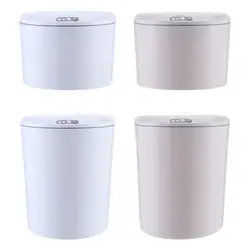 Kitchen Trash Can with Infrared Motion Sensor, Automatic Silent Open Close Lid,