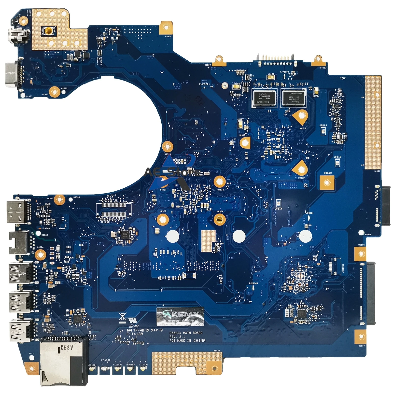 P552S Mainboard UNTUK ASUS Pro552SJ Pro552SA PE552SJ P552SA PX552SA P552SJ PE552SA Motherboard Motherboard Laptop N3050 N3700 DDR3L