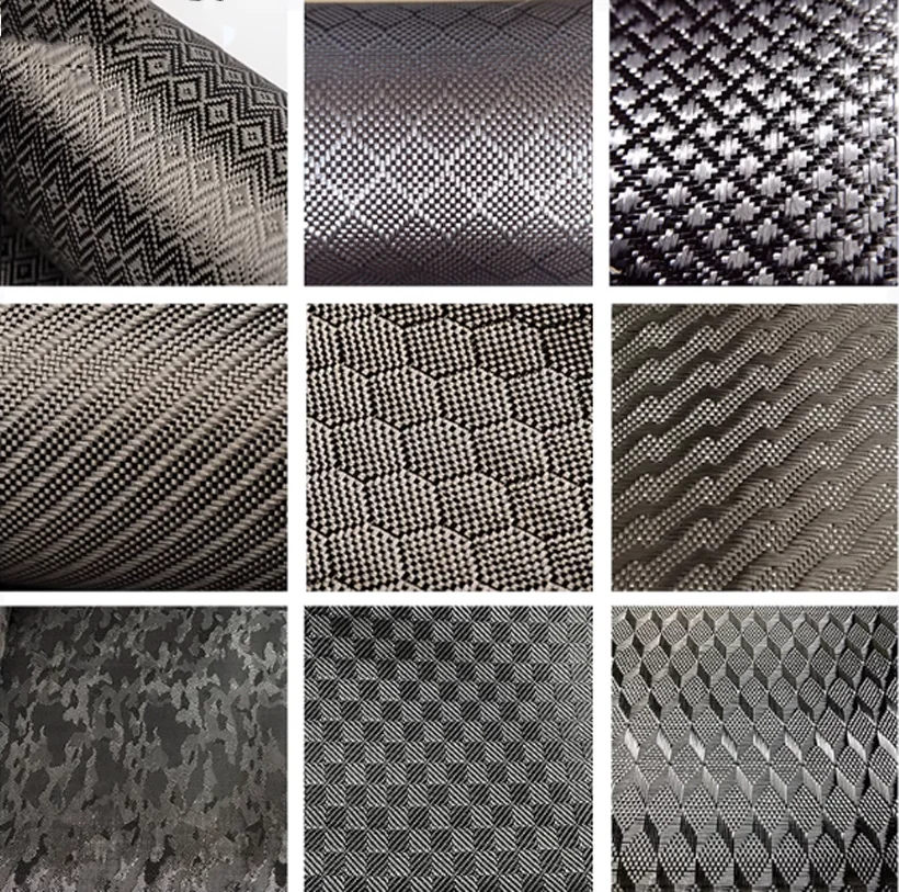 Carbon Aramid Fiber Hybrid Fabric Cloth Carbon Fiber Aramid Fiber Twill/Plain Weave/Aromatic Carbon/Filigree/Carbon Fiber Jacqua