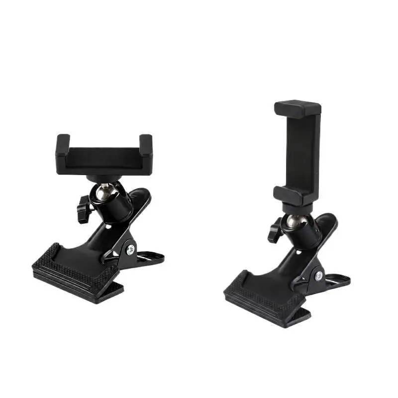 Metal Ball Head Clamp With 1/4" Screw Grip Clip Mount Camera Mobile Phone Holder Photography Accessories For Photo Studio view 2