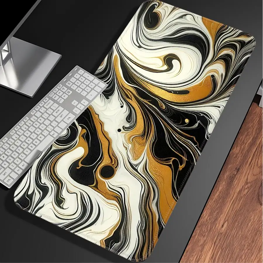 Mouse Pad Computer Laptop Pad Game Console Pad Keyboard Mouse Pad office Pad Desk accessories overlock Streamline Pattern