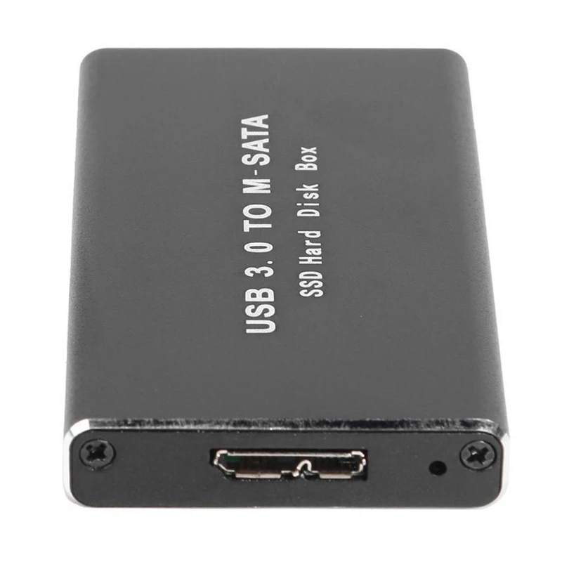 MSATA To USB 3.0 SSD Enclosure External Hard Drive Storage Case Adapter For 30X50mm 30X30mm MSATA SSD