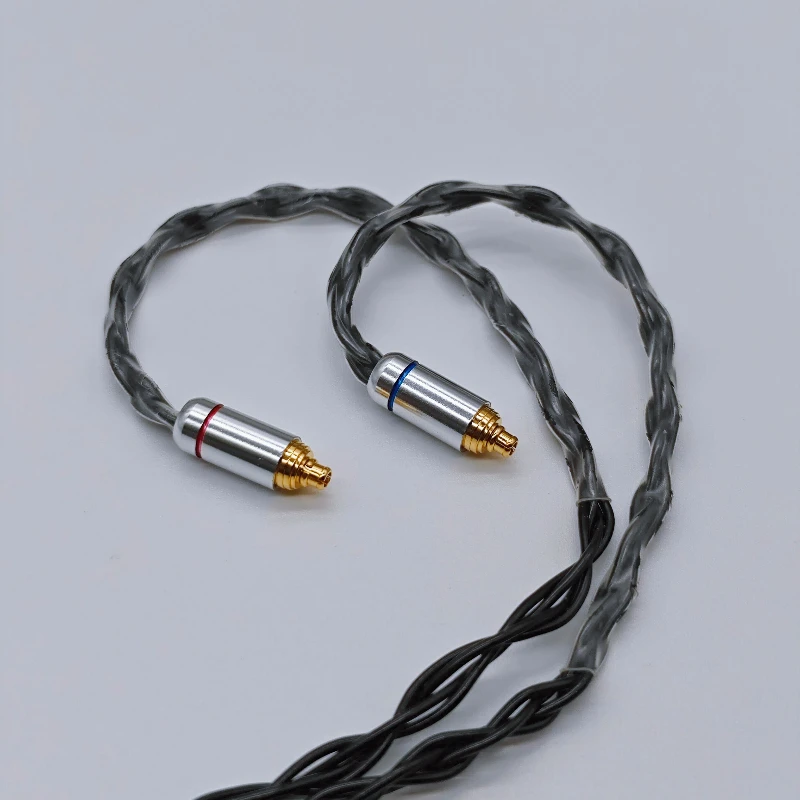 Aggiornamento cavo MMCX serie Sennheiser IE - placcato argento OCC con microfono per IE200/300/600/900